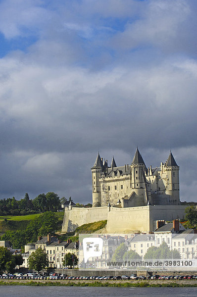 Schloss Saumur  Chateau de Saumur  an der Loire  Maine-et-Loire  Saumur  Loire-Tal  Frankreich  Europa