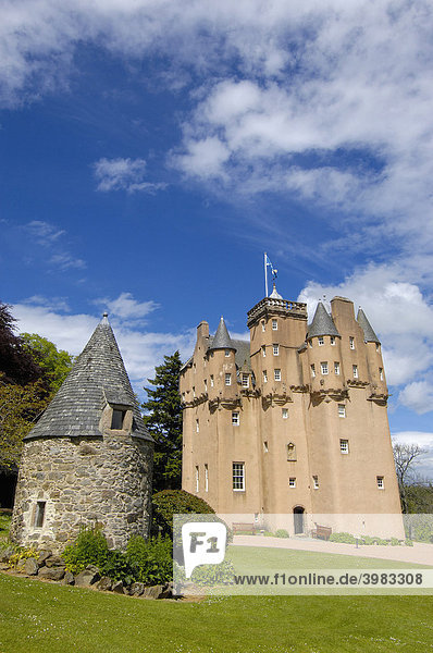 Craigievar Castle  Aberdeenshire  Schottland  Vereinigtes Königreich  Europa