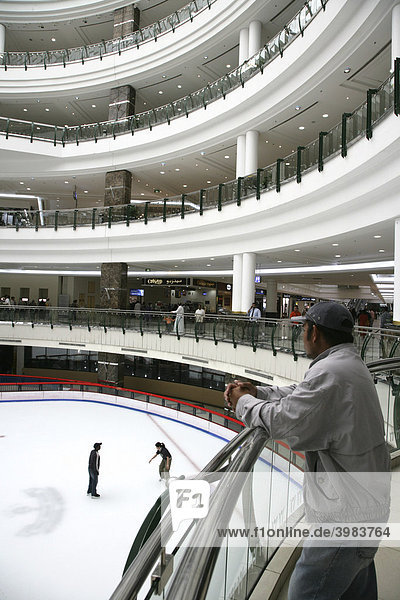 Ice skating rink in the City Centre Mall shopping centre Doha Katar