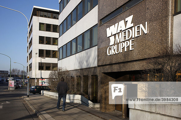 Publishing house of the WAZ media group  Essen  North Rhine-Westphalia  Germany  Europe