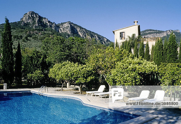 Mallorquinisches Landhotel mit Pool  Finca Ca'n Coll  SÚller  Mallorca  Balearen  Spanien  Europa