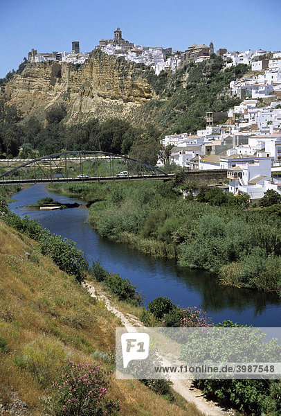 Arcos de la Frontera  Weiße Dörfer  Andalusien  Spanien  Europa