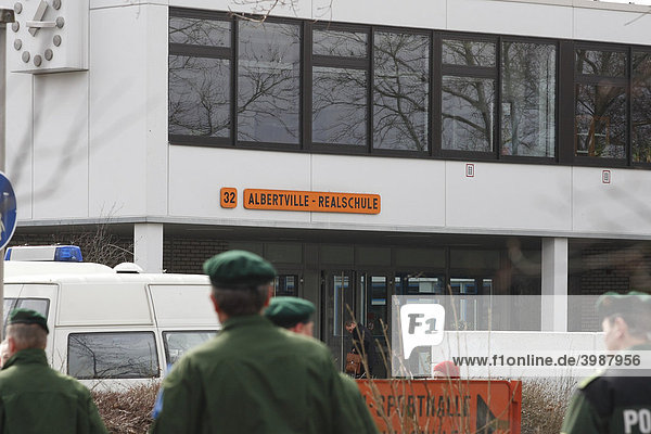 Rampage at Albertville-Realschule school  Winnenden  Baden-Wuerttemberg  Germany  Europe