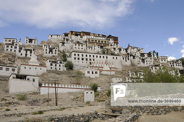Kloster Thikse  Gesamtansicht  Ladakh  Jammu und Kashmir  Nordindien  Himalaja  Asien