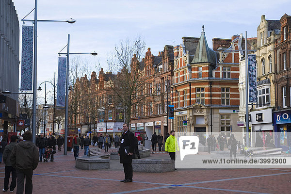 Broad Street Straße Reading Berkshire Vereinigtes Königreich Europa