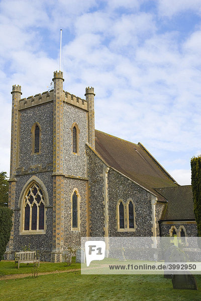 St Nicholas Church Kirche in Remenham  Oxfordshire  England  Vereingtes Königreich  Europa