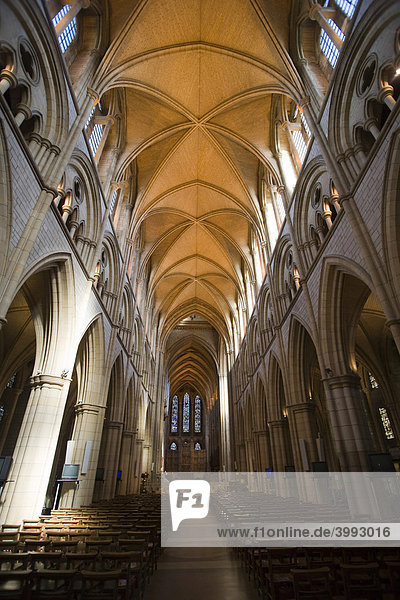 Innenansicht der Kathedrale von Truro  Cornwall  England  Vereinigtes Königreich  Europa