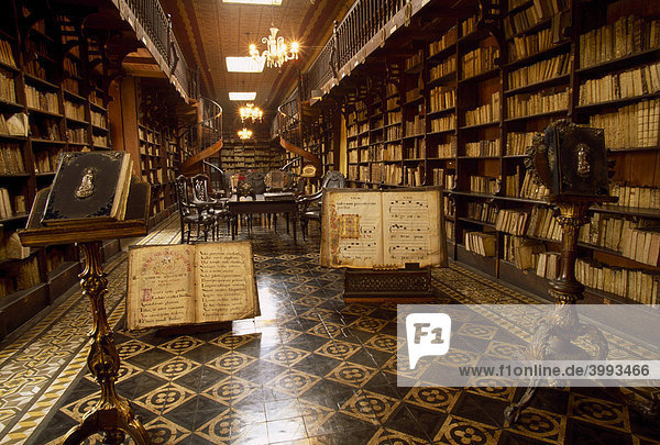 Bibliothek des Klosters San Francisco Lima Peru Südamerika
