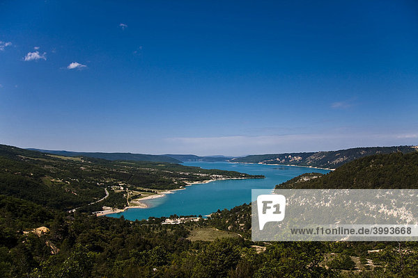 Lac de St. Croix  Seealpen  DÈpartement Alpes-de-Haute-Provence  Frankreich  Europa