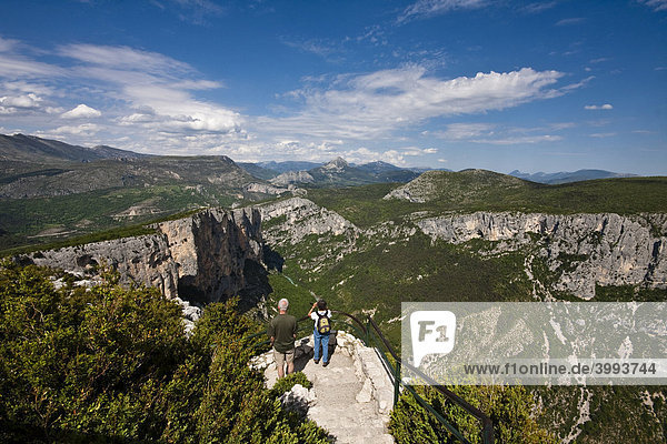 Gorges du Verdon  Provence-Alpes-CÙte díAzur  DÈpartement Alpes-de-Haute-Provence  Frankreich  Europa