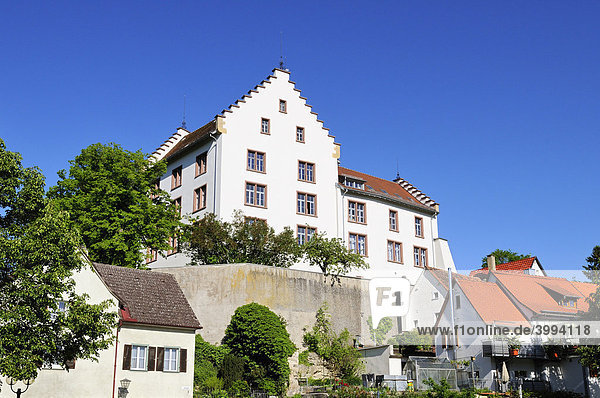 Blick auf das Krenkinger Schloß in der historischen Altstadt von Engen  Landkreis Konstanz  Baden-Württemberg  Deutschland  Europa