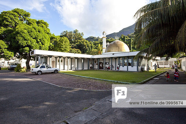 Die Bin Khalifa Al-Nahayan Moschee in der Francis Rachel Street  Hauptstadt Victoria  Insel Mahe  Seychellen  Indischer Ozean  Afrika