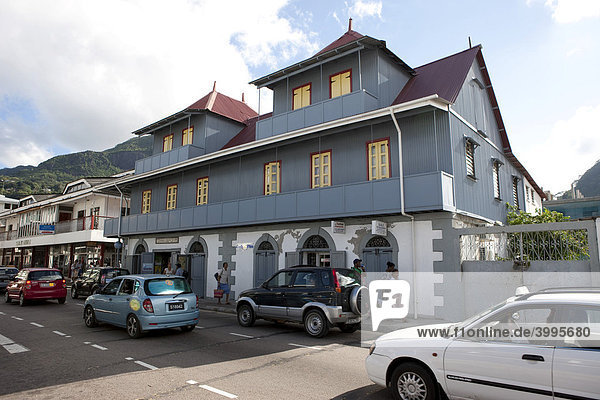 Geschäftshaus in der Albert Street  Hauptstadt Victoria  Insel Mahe  Seychellen  Indischer Ozean  Afrika
