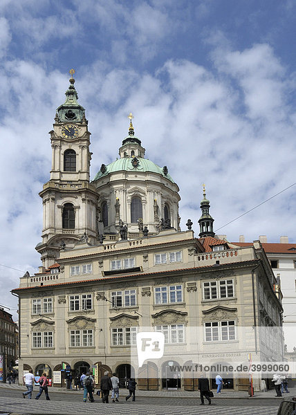 St.-Nikolaus-Kirche  M·la Strana  Prag  Tschechische Republik  Europa
