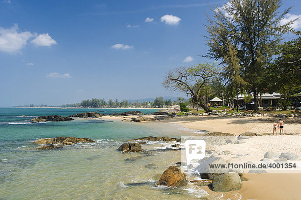 Sandy beach  Nang Thong Beach  Khao Lak  Andaman Sea  Thailand  Asia