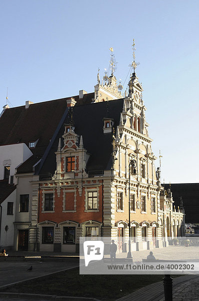 Schwarzhäupterhaus  Rathausplatz  Altstadt  Riga  Lettland  Baltikum  Europa