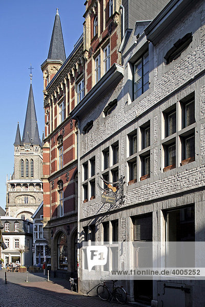 Historic building in the historic centre  Aachen  North Rhine-Westphalia  Germany  Europe