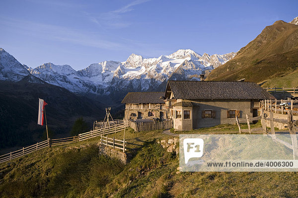 Ober-Glanegg Alm  Timmelsjoch  Hinterpasseier  Südtirol  Italien  Europa