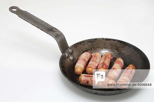 Bernese sausage in pan