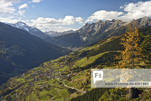 Pillerhöhe  Am Gachenblick  Gacher Blick  Fließ  südliche Lechtaler Alpen  Oberinntal  Tirol  Österreich  Europa