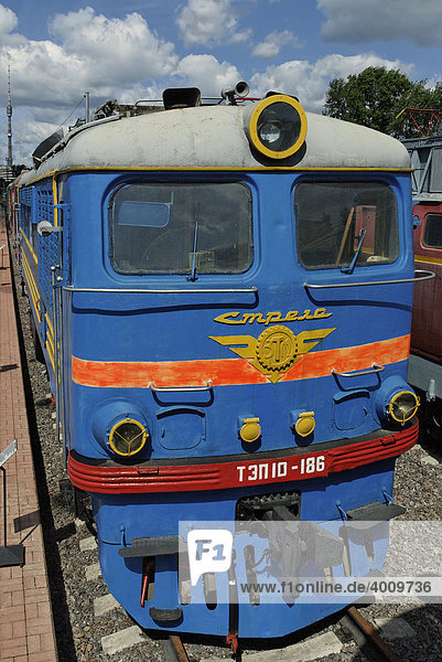 Sowjetische Diesellokomotive TEP10 Flash  Baujahr 1965
