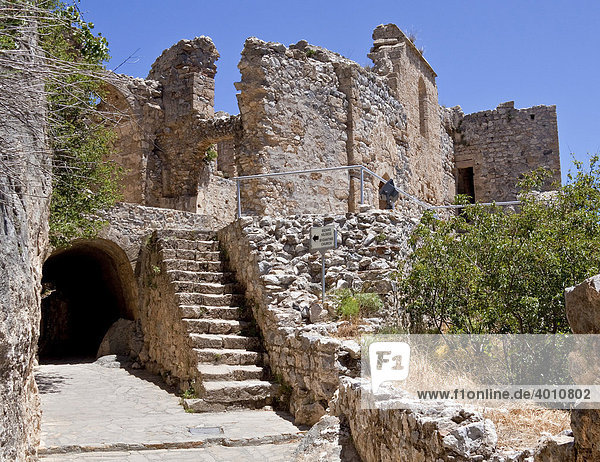 Burgruine St. Hilarion  nahe Girne  Kyrenia  Nordzypern  Zypern  türkischer Teil  Südeuropa  Europa
