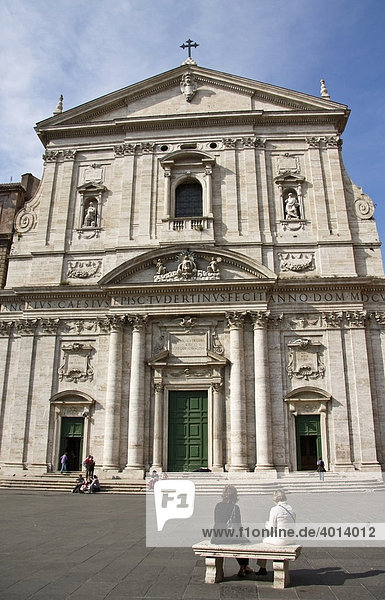 The church Chiesa Nuova or Santa Maria in Vallicella in Rome  Lazio  Italy  Europe