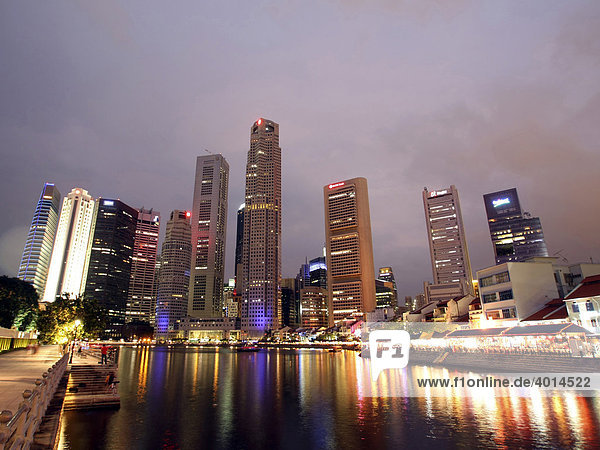 Skyline  Singapur  Singapore  Asien