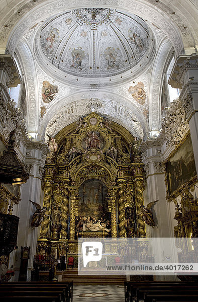 Kirche Iglesia de San Jorge im Hospital de la Santa Caridad  beherbergt Kunstwerke des Malers Bartolomé Esteban Murillo  Sevilla  Andalusien  Spanien