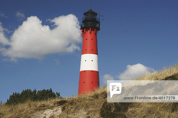Leuchtturm in Hoernum  Insel Sylt  Schleswig-Holstein  Deutschland  Europa