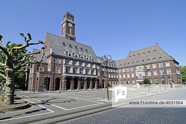 Rathaus  Bottrop  Nordrhein-Westfalen  Deutschland  Europa