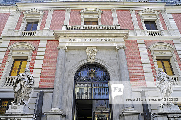 Eingang  Fassade  Museo del Ejercito  Heeresmuseum  Militärmuseum  Madrid  Spanien  Europa