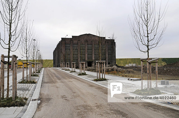 Gebäude  Zechengelände  ehemaliges Stahlwerk  Phönix  Projekt  Industriebrache  Strukturwandel  Hörde  Dortmund  Ruhrgebiet  Nordrhein-Westfalen  Deutschland  Europa