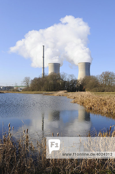 Kernkraftwerk Grafenrheinfeld  Unterfranken  Bayern  Deutschland  Europa