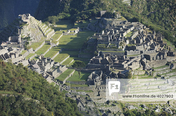 Machu Picchu  Peru  Südamerika