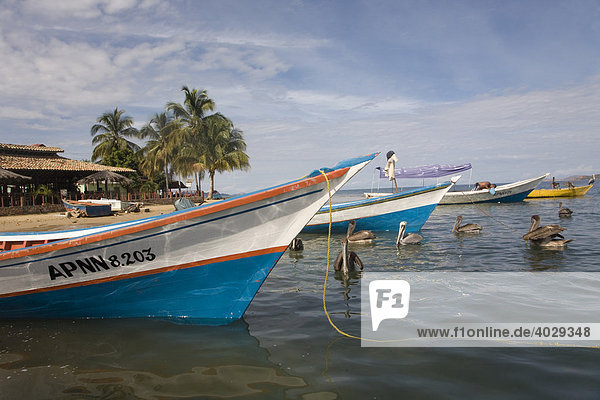Fischerboote  Santa Fe  Karibik  Venezula  Südamerika