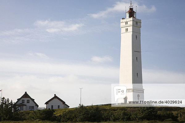 Leuchtturm von Blaavand  Nordsee  Dänemark  Skandinavien  Nordeuropa
