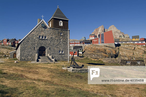 Uummannaq Kirche  Grönland  Dänemark