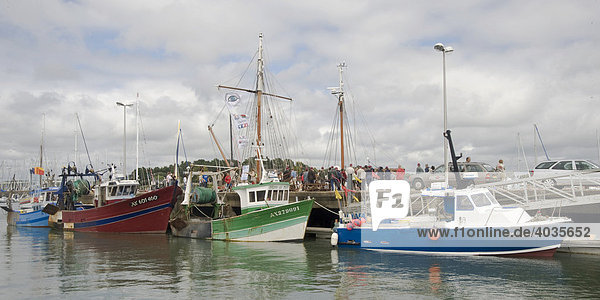 Fischereihafen von La TrinitÈ sur Mer  Morbihan  Bretagne  Frankreich  Europa
