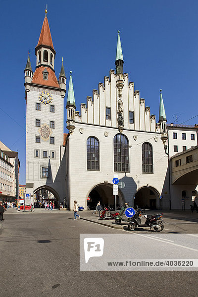Altes Rathaus  Spielzeugmuseum  vom Tal  München  Oberbayern  Bayern  Deutschland  Europa