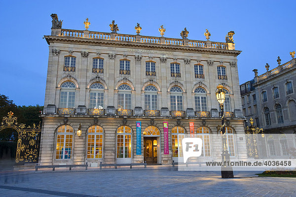Opera National de Lorraine  Place Stanislas  Nancy  Lothringen  Frankreich  Europa