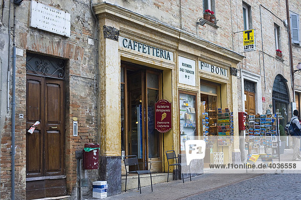 Caffetteria  Cafe  Urbino  Marken  Marche  Italien  Europa