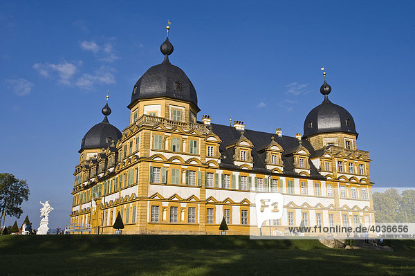 Schloss Seehof  Memmelsdorf bei Bamberg  Oberfranken  Bayern  Deutschland  Europa