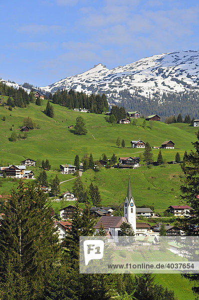 Hirschegg  Kleinwalsertal  Vorarlberg  Österreich  Europa