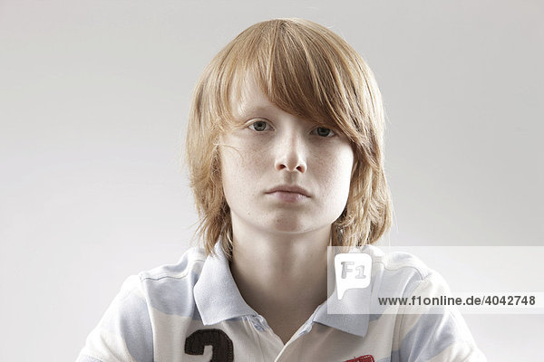 12 year-old boy looking sad