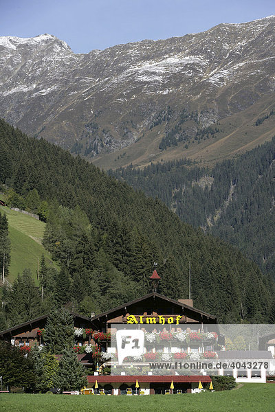 Almhof Hotel und Restaurant  Milders  Stubaital  Tirol  Österreich  Europa