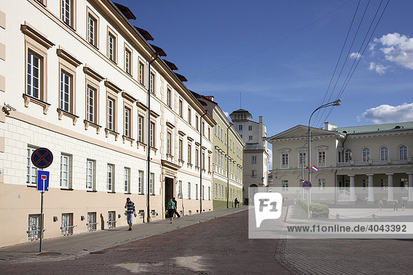 Universität in der Altstadt  Vilnius  Litauen  Baltikum  Nordosteuropa