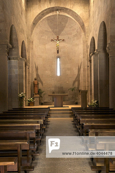 In der Basilika San Antioco di Bisarcio  Ozieri  Sardinien  Italien  Europa