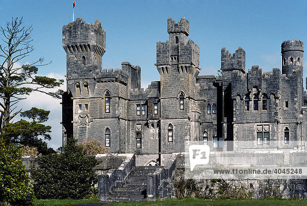Ashford Castle  Schlosshotel am Lough Corrib  County Mayo  Irland  Europa
