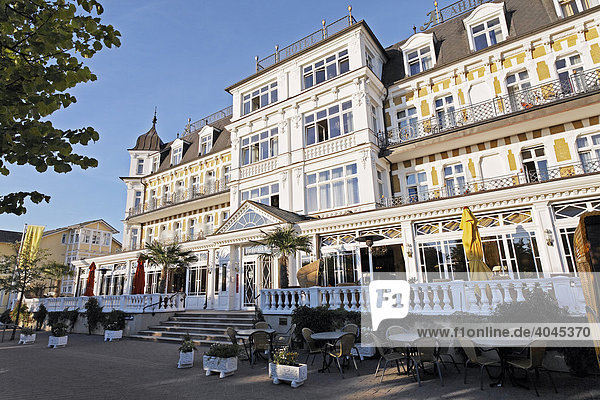 Ahlbecker Hof Hotel  Ahlbeck seaside resort  Usedom Island  Baltic Sea  Mecklenburg-Western Pomerania  Germany  Europe
